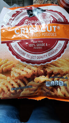 Seasoned Criss Cut French Fried Potatoes, Seasoned Criss Cut