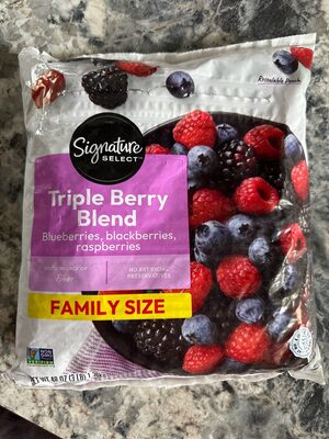Triple Berry Blend Blueberries, Blackberries & Raspberries, Triple Berry Blend