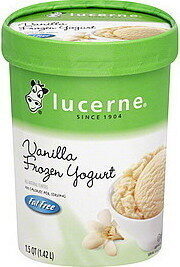 Vanilla Low Fat Frozen Yogurt, Vanilla