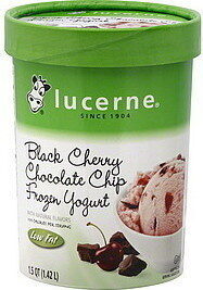 Black Cherry Fudge Chip Low Fat Frozen Yogurt, Black Cherry Fudge Chip