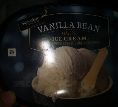 Vanilla Bean Flavored Vanilla Ice Cream With Vanilla Bean Specks, Vanilla Bean