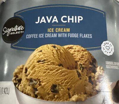 Java Chip Coffee Ice Cream With Fudge Flakes, Java Chip