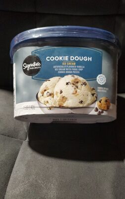 Cookie Dough Vanilla Flavored Ice Cream With Fudge Chip Cookie Dough Pieces, Cookie Dough