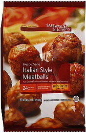 Fully Cooked Traditional Beef And Pork Meatballs With Italian Style Seasonings, Italian Style