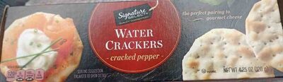 Cracked Pepper Water Crackers, Cracked Pepper