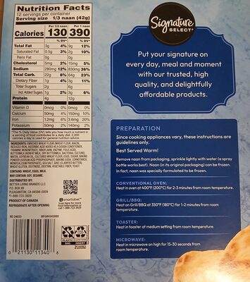 Original Naan Artisan Bread, Original