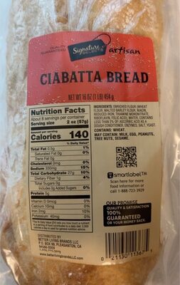Ciabatta Artisan Bread, Ciabatta