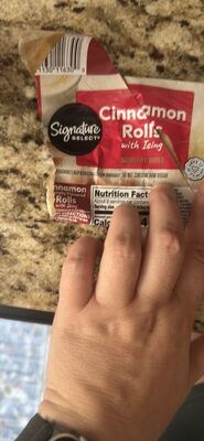 Cinnamon Flavored Rolls With Icing, Cinnamon With Icing