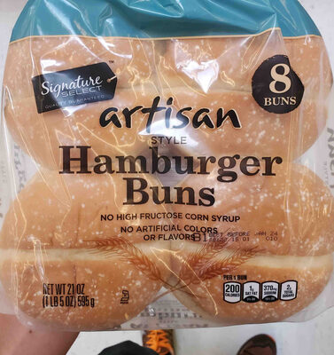 Artisan Style Hamburger Buns, Artisan Style
