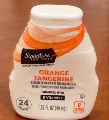 Orange Tangerine Flavored Liquid Water Enhancer, Orange Tangerine