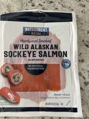Smoked Wild Alaskan Sockeye Salmon, Smoked