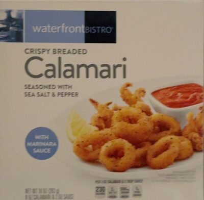 Crispy Breaded Calamari Seasoned With Salt & Pepper With Marinara Sauce, Crispy With Salt & Pepper With Marinara Sauce