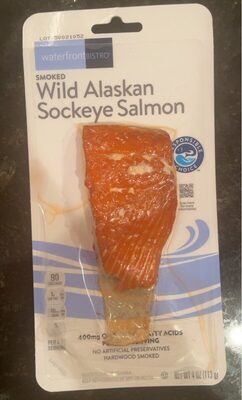 Smoked Wild Alaskan Sockeye Salmon, Smoked