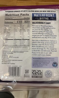 New York Style Smoked Atlantic Salmon Nova Lox, New York Style