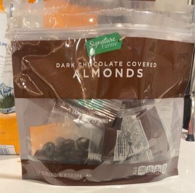 Dark Chocolate Covered Almonds, Dark Chocolate