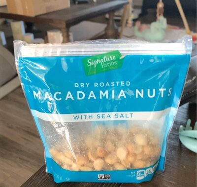 Dry Roasted Macadamia Nuts With Sea Salt, Dry Roasted With Sea Salt