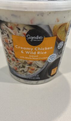 Creamy Chicken & Wild Rice Soup With White Meat Chicken, Creamy Chicken & Wild Rice