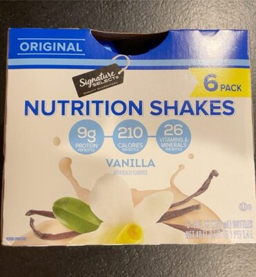 Original Protein 9 G Nutrition Shakes, Vanilla, Vanilla
