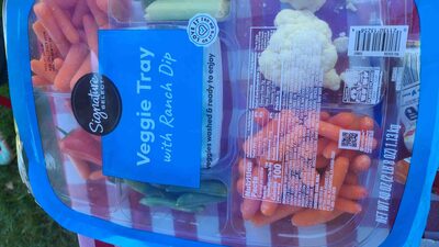Veggie Tray With Ranch Dip, Ranch Dip