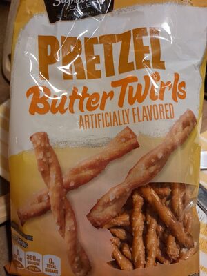 Butter Twirls Flavored Pretzel, Butter Twirls