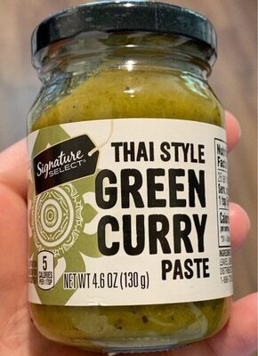 Thai Style Green Curry Paste, Thai Style Green
