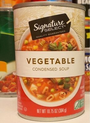 Vegetable Condensed Soup, Vegetable