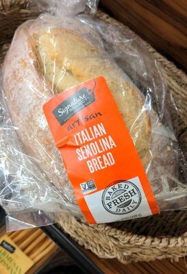 Italian Semolina Artisan Bread, Italian Semolina