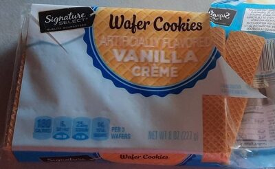 Vanilla Creme Wafer Cookies, Vanilla Creme
