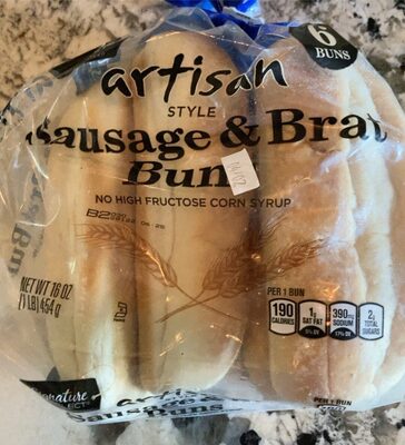 Sausage & Brat Artisan Style Buns, Sausage & Brat