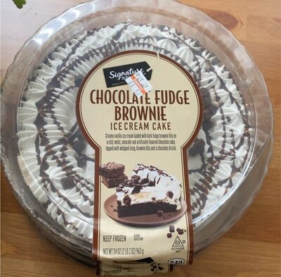 Chocolate Fudge Brownie Ice Cream Cake, Chocolate Fudge Brownie