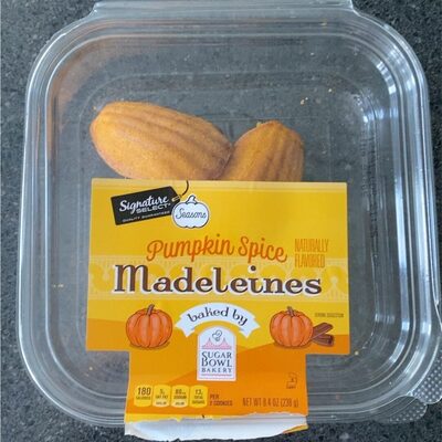 Pumpkin Spice Flavored Madeleines, Pumpkin Spice