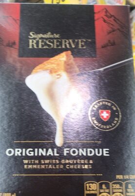Original Fondue With Gruyere Aop & Emmentaler Aop Cheeses, Original