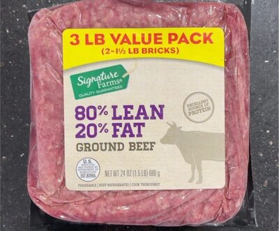 80% Lean/20% Fat Ground Beef