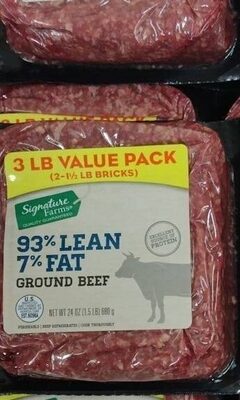 93% Lean/7% Fat Ground Beef
