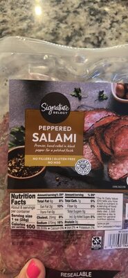 Premier, Hand-Rolled In Black Pepper For A Polished Finish Salami, Peppered