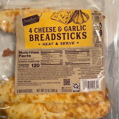 4-Cheese & Garlic Breadsticks, 4-Cheese & Garlic