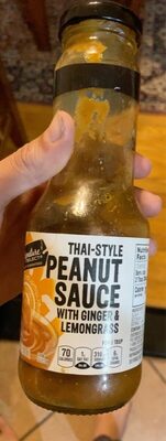Thai-Style Peanut Sauce With Ginger & Lemongrass, Thai-Style With Ginger & Lemongrass