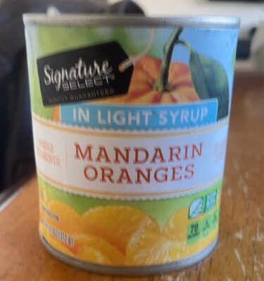 Mandarin Oranges Whole Segments In Light Syrup, Mandarin In Light Syrup