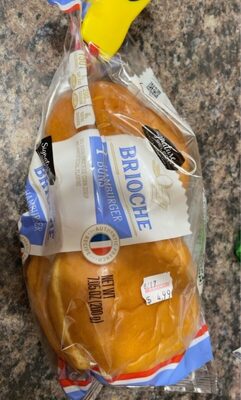 Brioche Hamburger Buns, Brioche