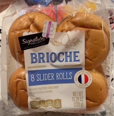 Brioche Slider Rolls, Brioche