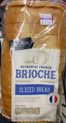 Brioche Sliced Bread, Brioche