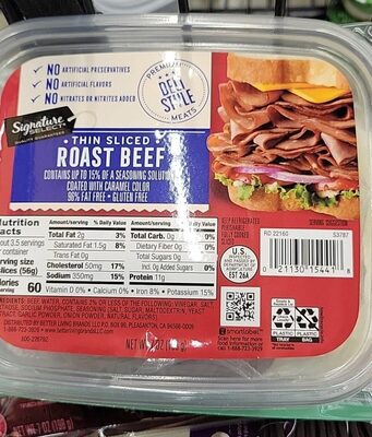 Roast Thin Sliced Beef, Roast