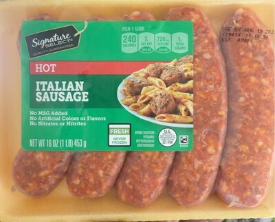 Hot Italian Sausage, Hot