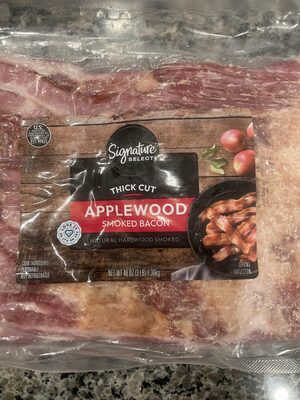 Applewood Smoked Thick Cut Bacon, Applewood Smoked
