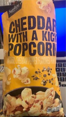 Natural Cheddar Pepper Flavored Popcorn, Natural Cheddar Pepper