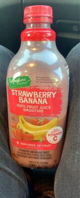 Strawberry Banana Fruit Juice Smoothie, Strawberry Banana