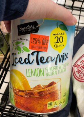 Lemon Flavored Iced Tea Mix, Lemon