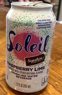 Raspberry Lime Sparkling Water, Raspberry Lime