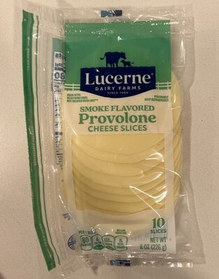 Smoke Flavored Provolone Cheese Slices, Smoke Flavored Provolone