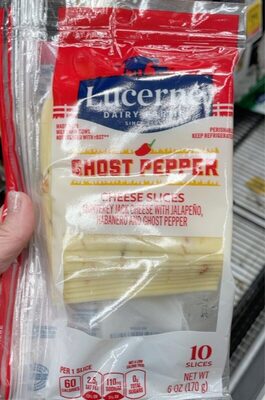 Ghost Pepper Monterey Jack Cheese With Jalapeno, Habanero And Ghost Pepper Cheese Slices, Ghost Pepper
